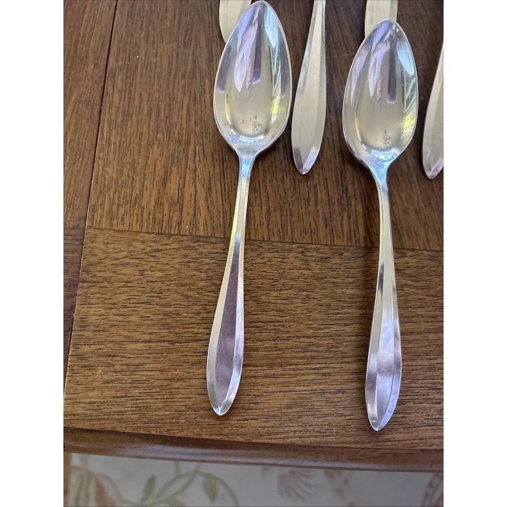 Antique 1914 Oneida Community Silverplate Patrician 13 pc Spoon Set